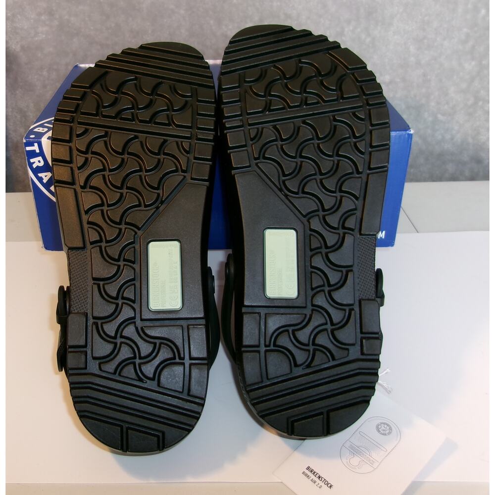 Birkenstock Black Slip-On Clogs with Back Strap - Picture 3 of 5
